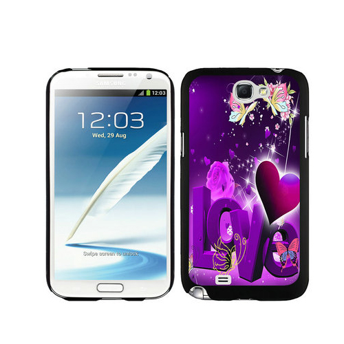 Valentine Love Samsung Galaxy Note 2 Cases DRK - Click Image to Close